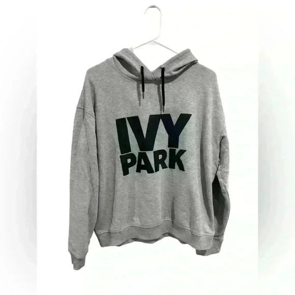 Ivy Park Beyoncé Hoodie Women's Medium Gray Pullover Sweatshirt Long Sleeve - Picture 6 of 10